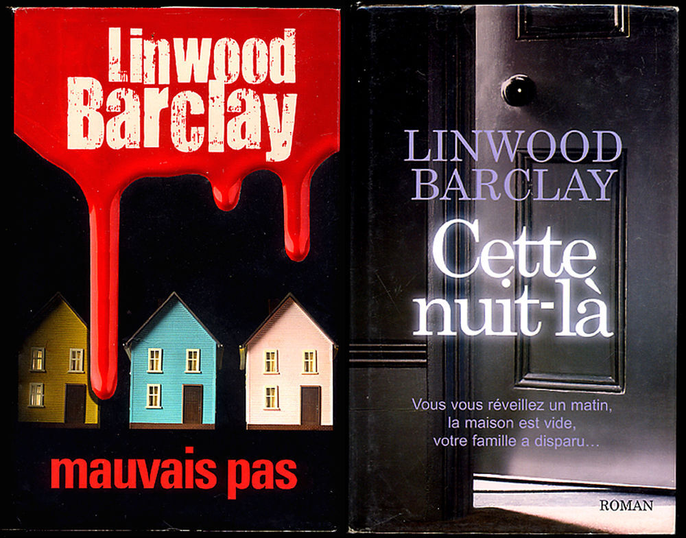 Linwood BARCLAY / LOT de 2 romans (policier-thriller) Livres et BD