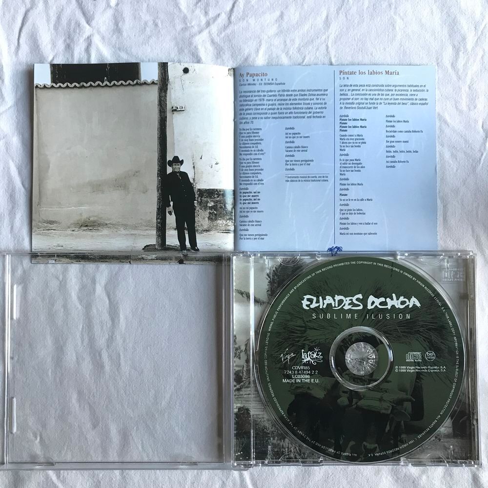 CD Eliades Ochoa Y El Cuarteto Patria - Sublime Ilusi&oacute;n CD et vinyles