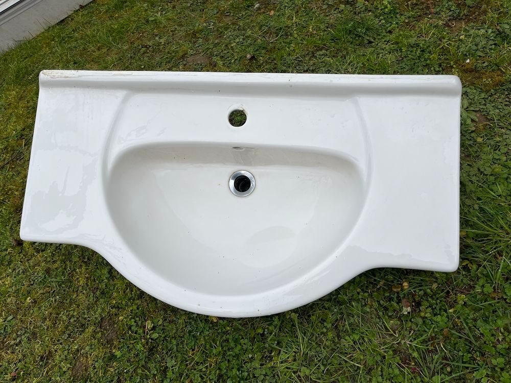 Vasque lavabo en c&eacute;ramique Bricolage