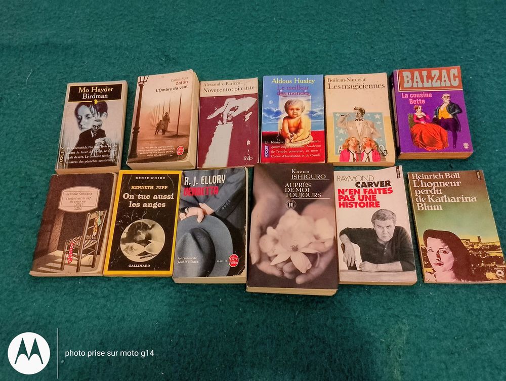 Livres, romans, divers, vendus en lots de 5, au choix Livres et BD