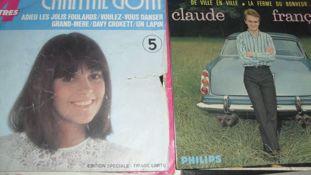 vinyles 33 et 45 tours avec pochettes Audio et hifi