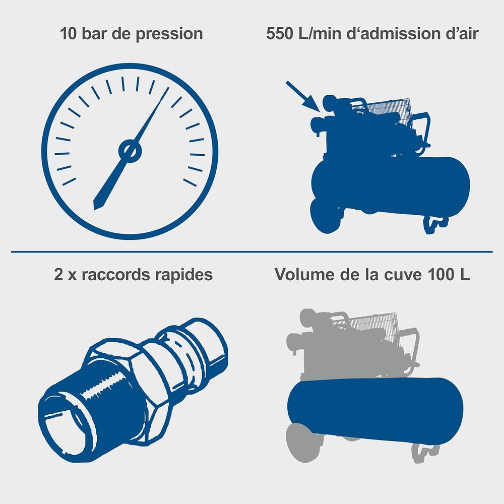 Compresseur 3 cylindres Bricolage