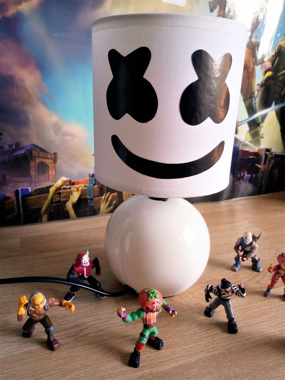Fortnite Lampe de chevet &agrave; poser DJ Marshmello Jeux / jouets