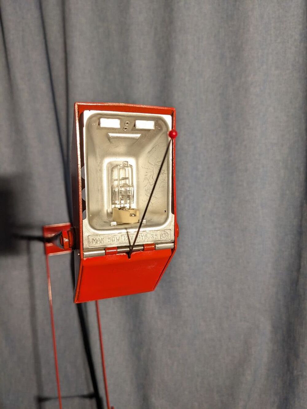 Lampe d'architecte TIZIO ROSSO design Richard SAPPER pour AR Décoration