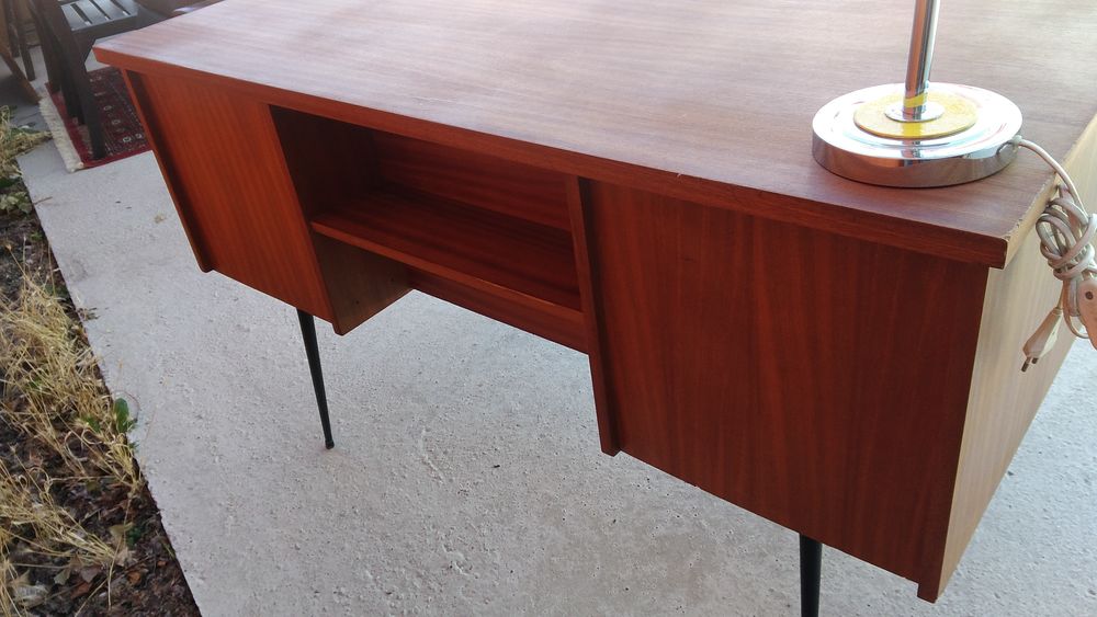 superbe bureau double face vintage circa 1960 Meubles
