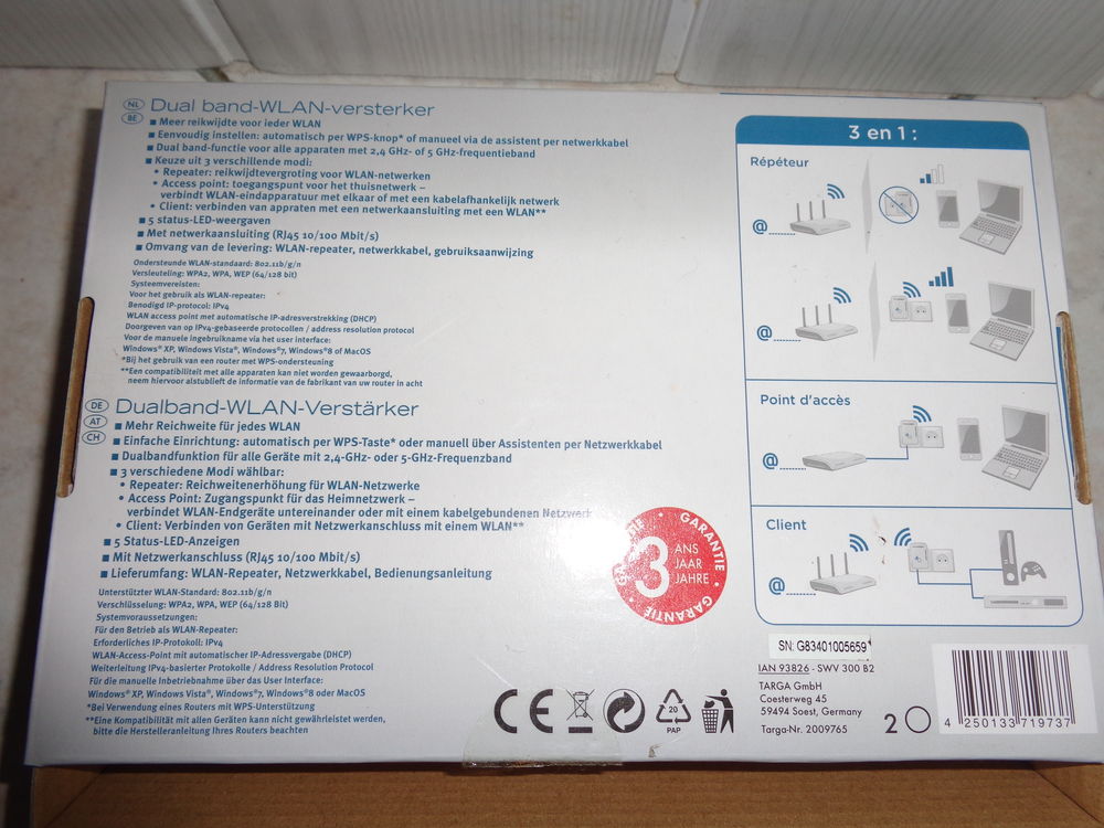 Amplificateur wlan wifi Matériel informatique