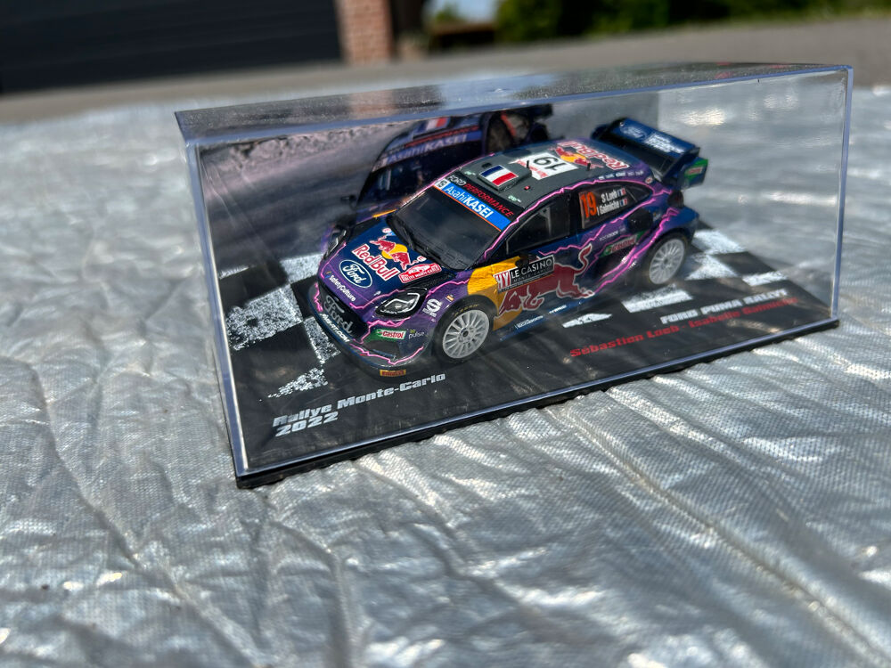 Miniature Seb LOEB Ford Puma Monte Carlo 2022 1/43 