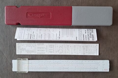 règle de calcul grapholex 694 avec étui et notice 20 Carnon Plage (34)