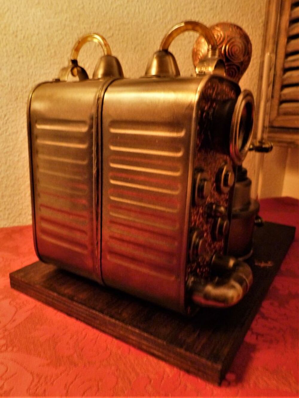 Objet de Curiosit&eacute; "ELECTRICITY FACTORY XIX" Steampunk Décoration