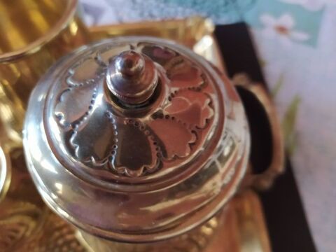Ancien service à tabac en cuivre 40 Garchizy (58)