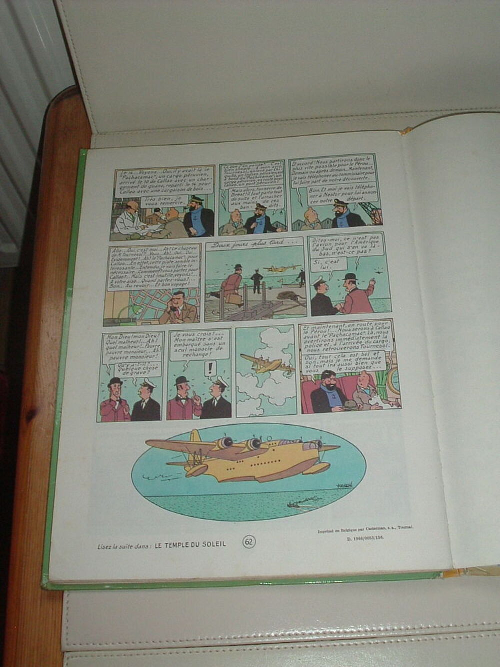 BD Tintin " Les 7 boules de Cristal " Livres et BD
