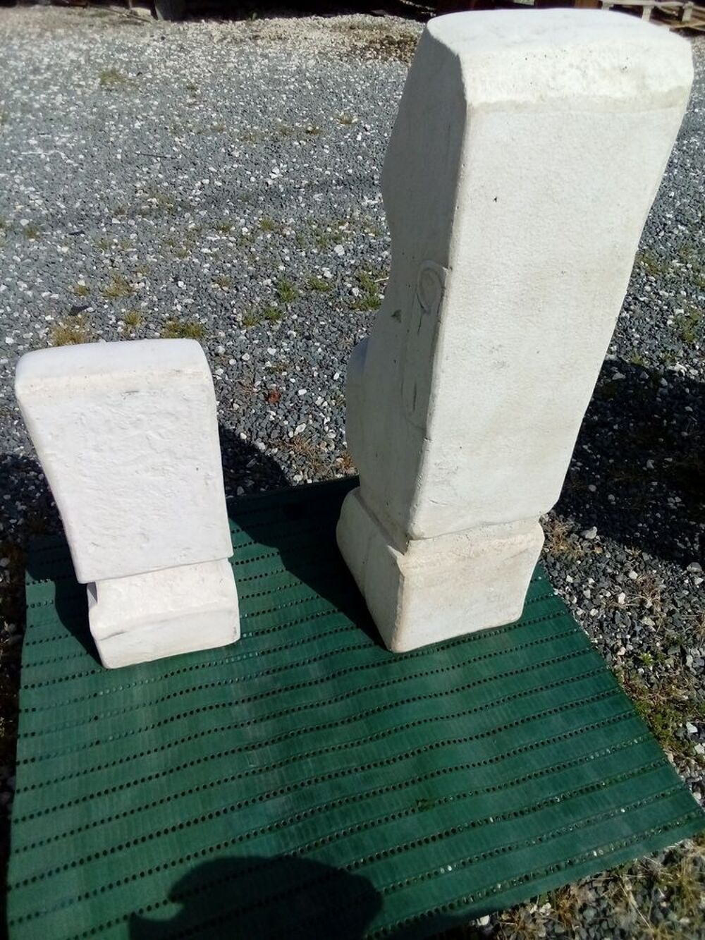 Moai en pierre Décoration
