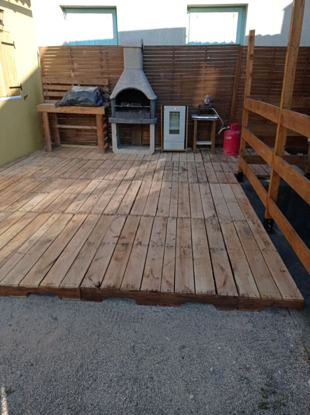 terrasse en Bois planchers pleines Jardin