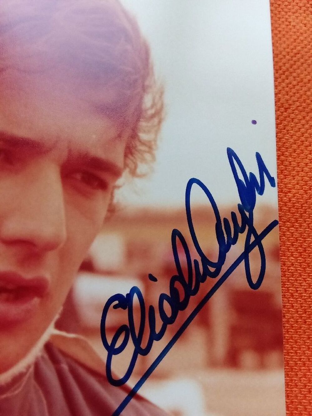 autographe original elio de angelis 