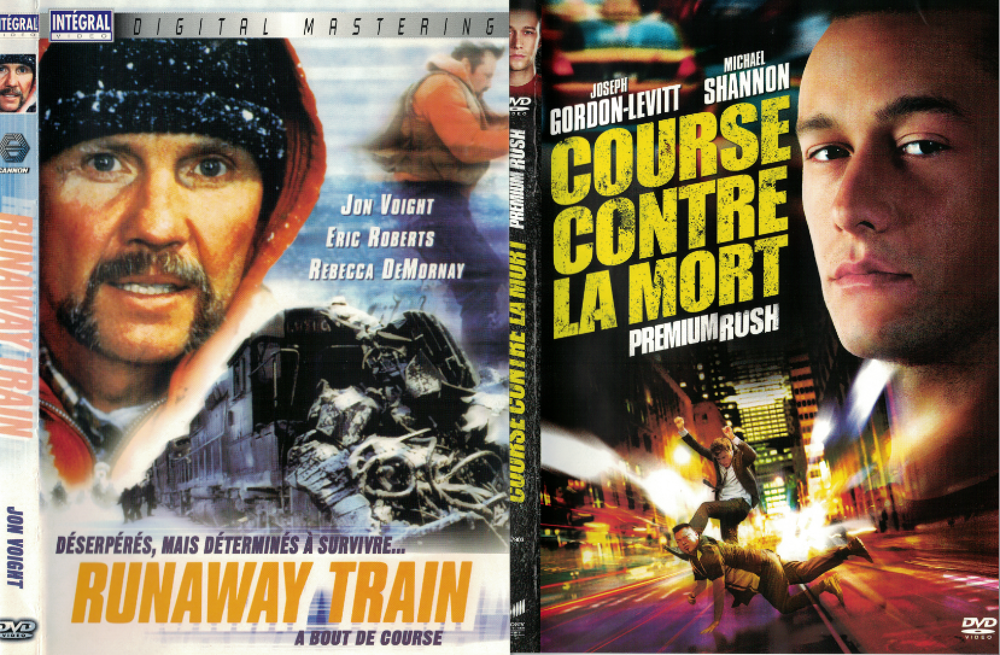 RUNAWAY TRAIN. Course contre la mort &quot;PREMIUM RUSH&quot; DVD et blu-ray