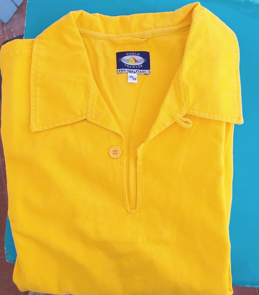 Marini&egrave;re VINTAGE orange WORLD TRAWLER - PRO SEA FLAGS Taille 104/108, Vêtements