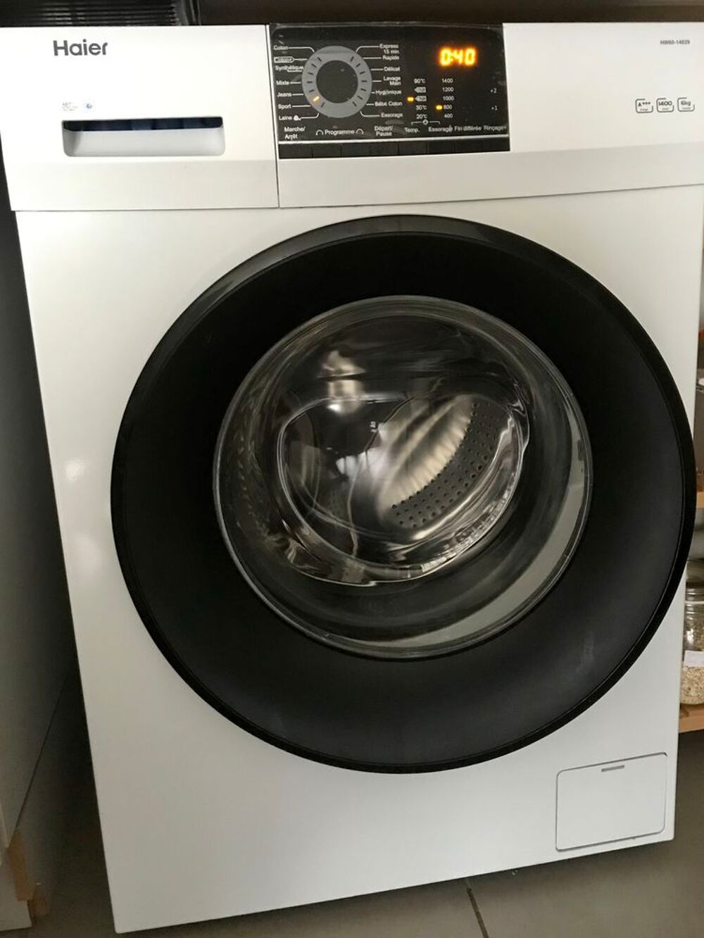 Lave-linge hublot HAIER Electroménager