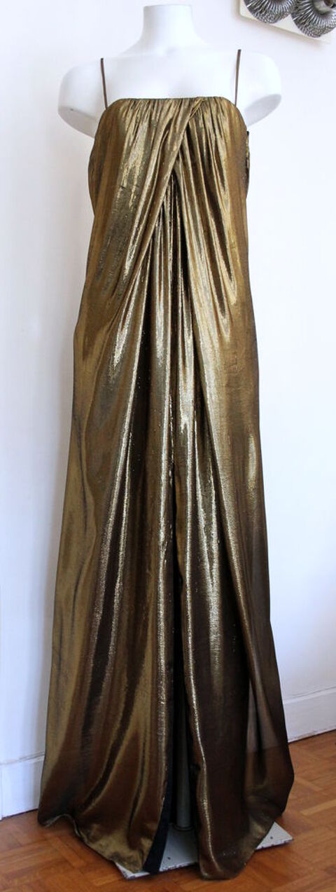 Robe longue lamé or PAULE KA T.38 Fr 450 Issy-les-Moulineaux (92)