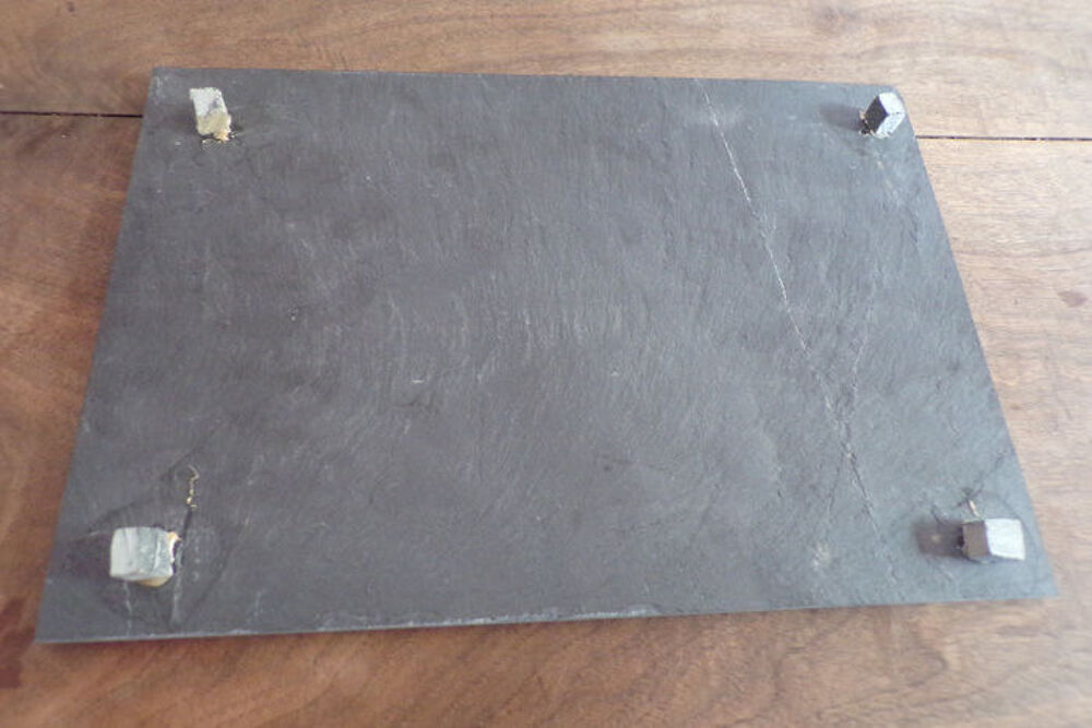 Plateau ardoise rectangulaire avec pieds Décoration