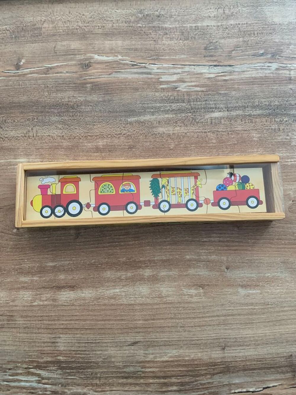 Jouet 4 Puzzle en bois " Train + cirque " Jeux / jouets