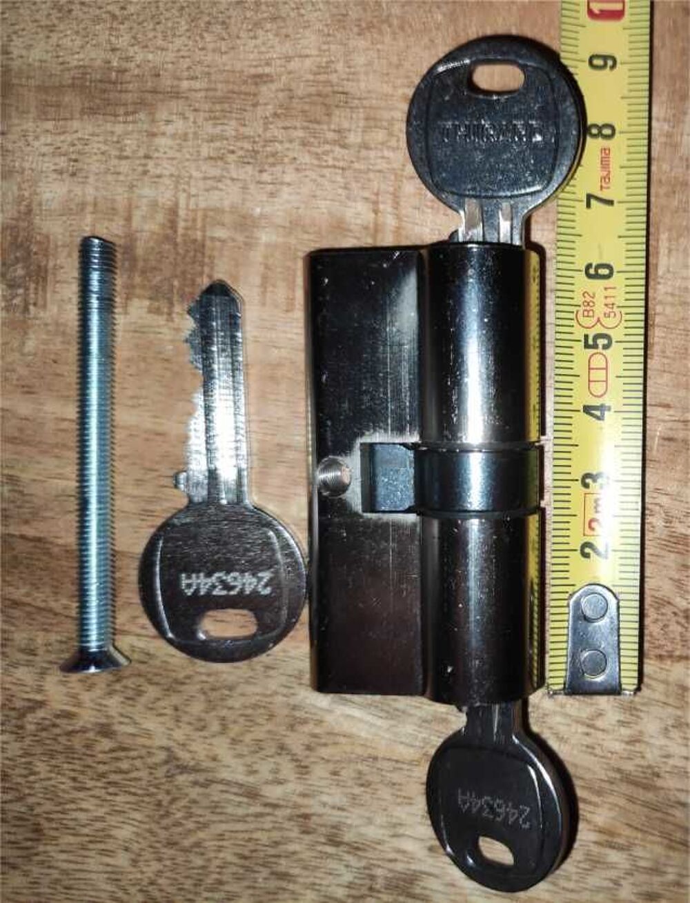Cylindre de serrure Thirard + 3 cl&eacute;s Bricolage