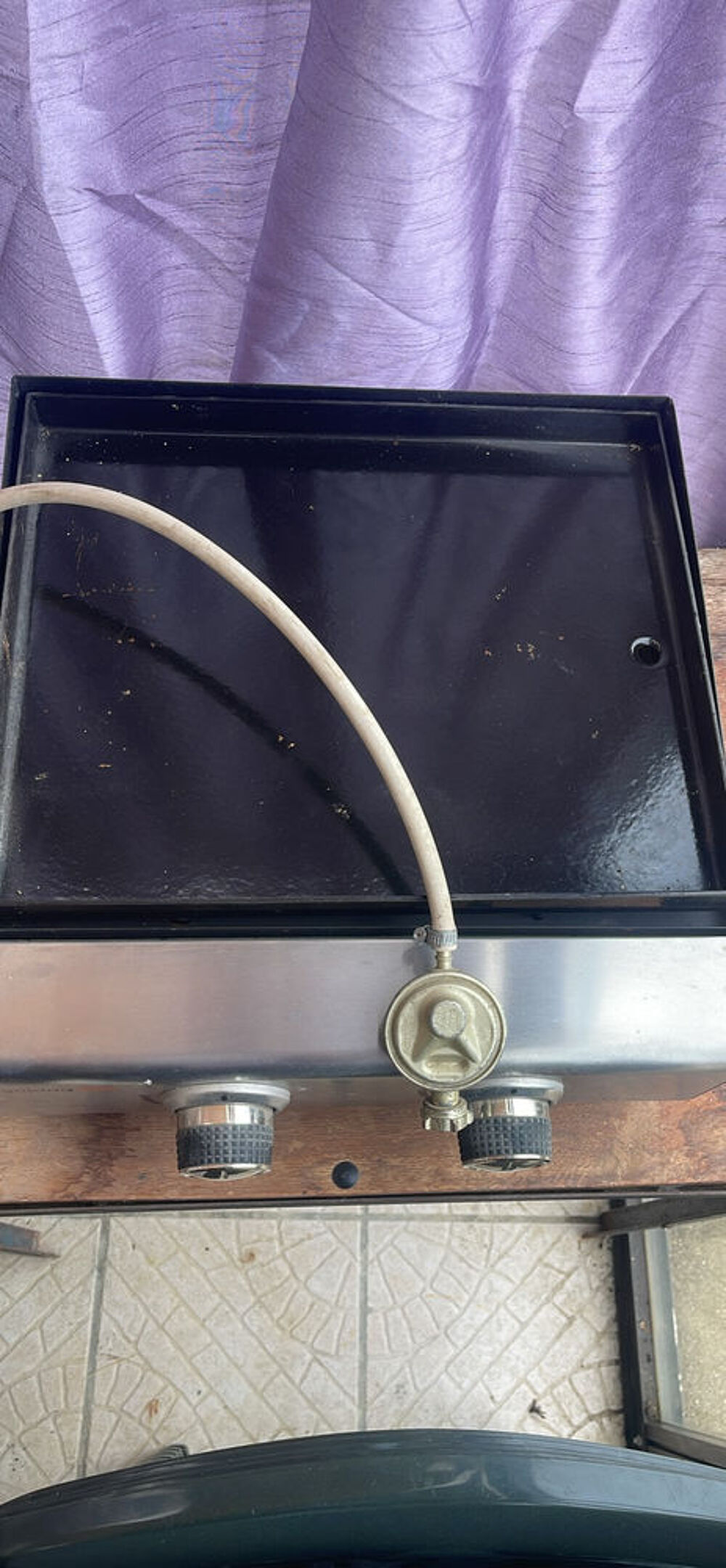 Plancha &agrave; gaz Jardin