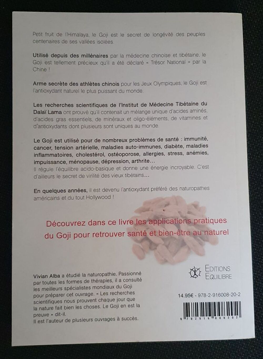 Livre "Goji, fruit miracle de l'Himalaya" Livres et BD