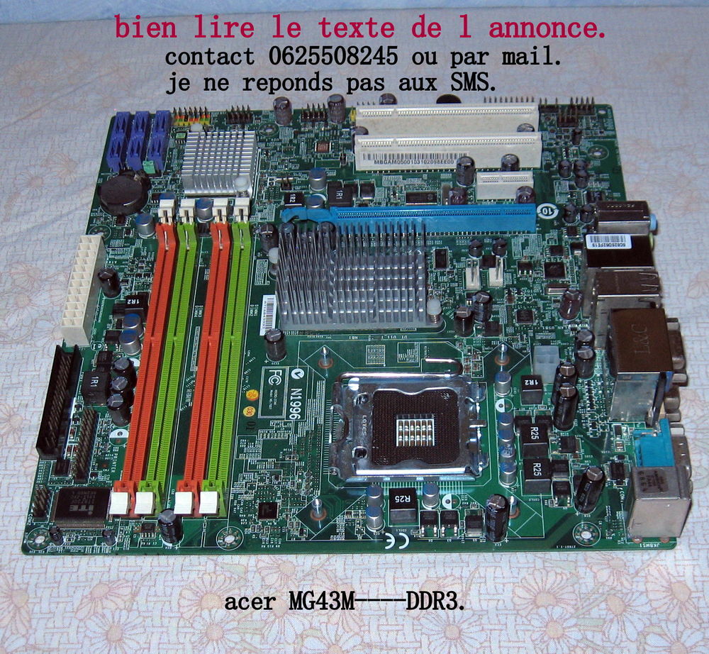 lot vintage retro cartes meres et pieces aucun envoi. Matériel informatique