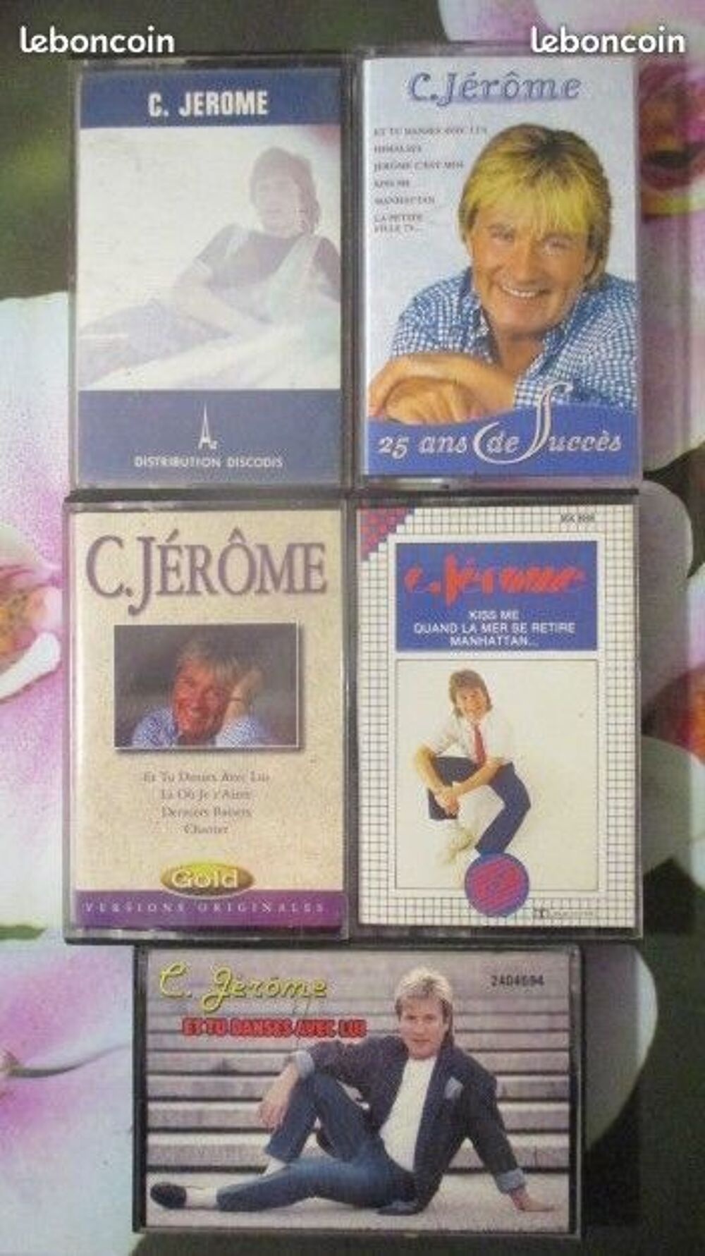 Cassettes audio C.J&eacute;r&ocirc;me CD et vinyles
