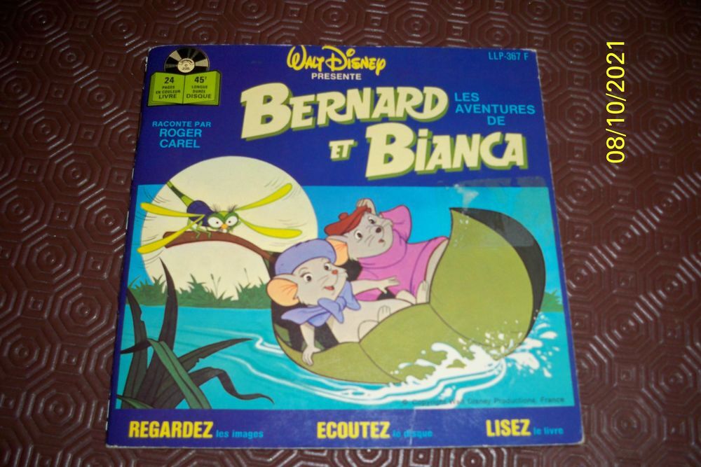 LES AVENTURES DE BERNARD ET BIANCA 45T
Audio et hifi