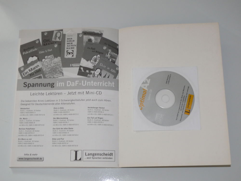 Livre: "Optimal A2" Livres et BD