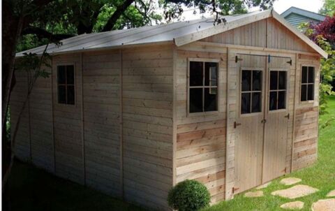 Chalet en bois,dmont en Mai 2000 Plougonven (29)