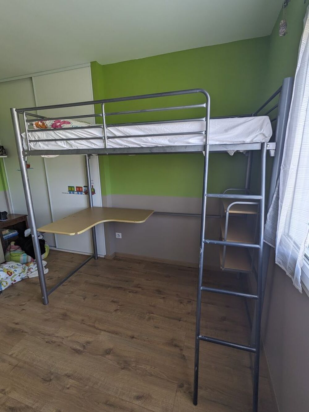 DONNE lit hauteur 90x200 avec bureau et &eacute;tag&egrave;re ? d&eacute;j&agrave; d&eacute;mon Meubles