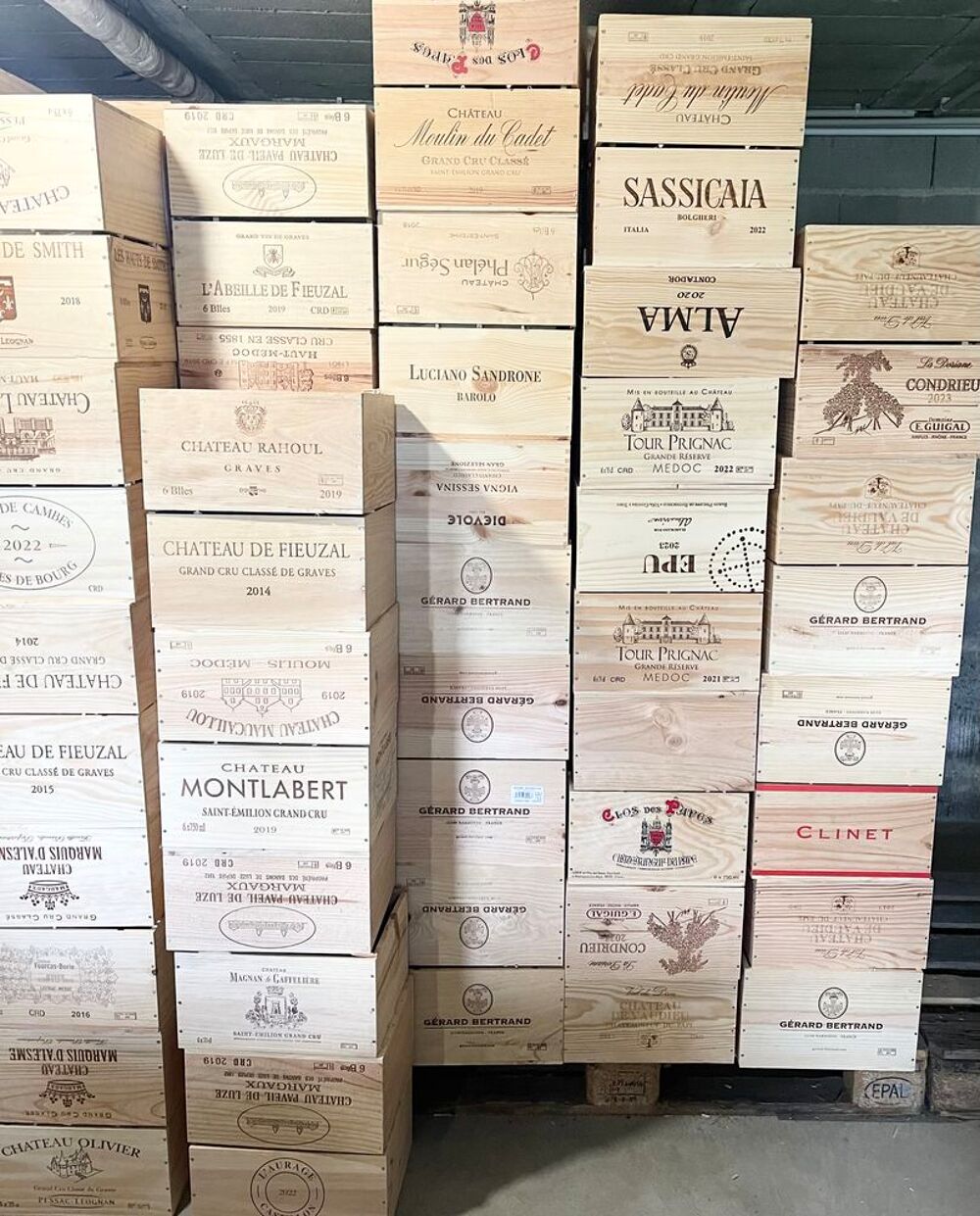 Caisses de vin sans couvercle ~ format 6 et 12 bouteilles Décoration