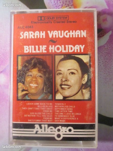 Cassette audio Sarah Vaughan Billie Holiday 3 H�rouville-Saint-Clair (14)