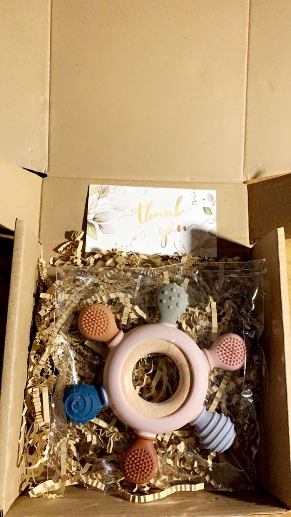 Anneau de dentition b&eacute;b&eacute; silicone Puériculture