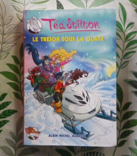 TEA STILTON n°7 LE TRESOR SOUS LA GLACE Albin Michel Jeuness 3 Bubry (56)