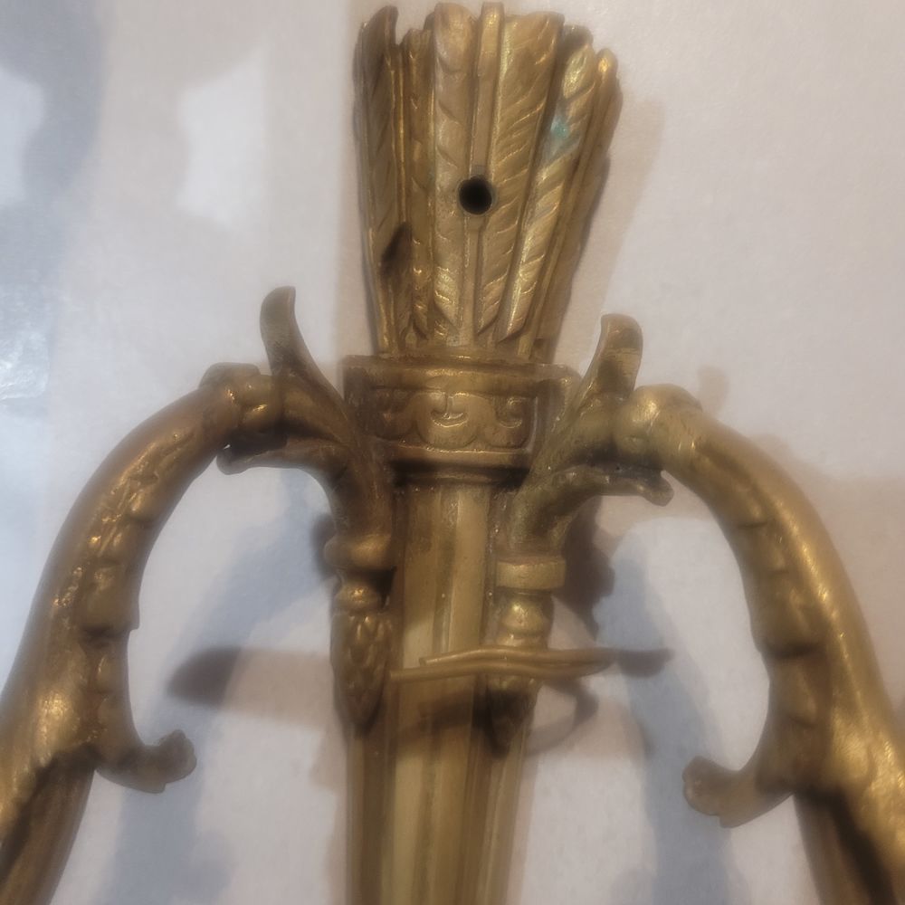 APPLIQUES BRONZE STYLE LOUIS XVI Décoration