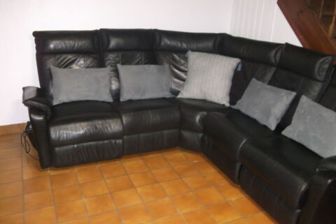 CANAPE d'ANGLE en CUIR �lectrique 350 Ramous (64)