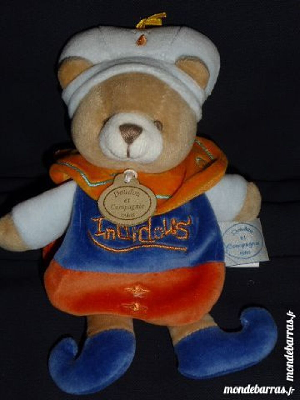 Doudou et compagnie prince ours Indidous Puériculture