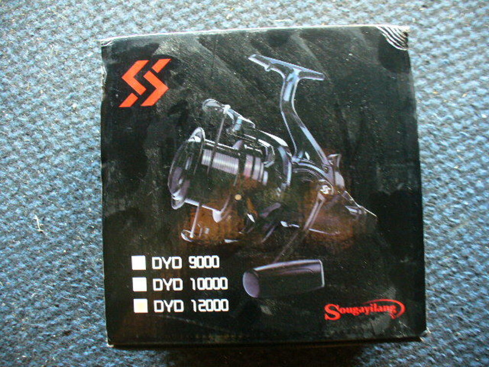 Ensemble Canne p&ecirc;che DAIWA + Moulinet 12 000 &eacute;quip&eacute; tresse Sports
