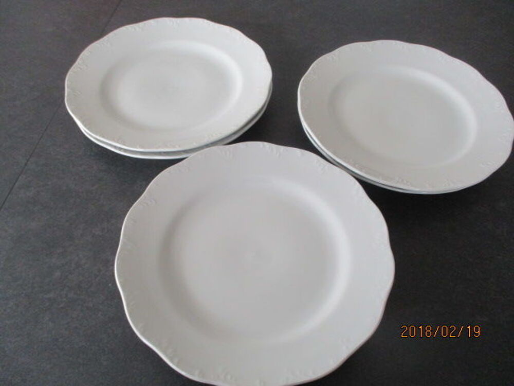 Assiettes blanches Décoration