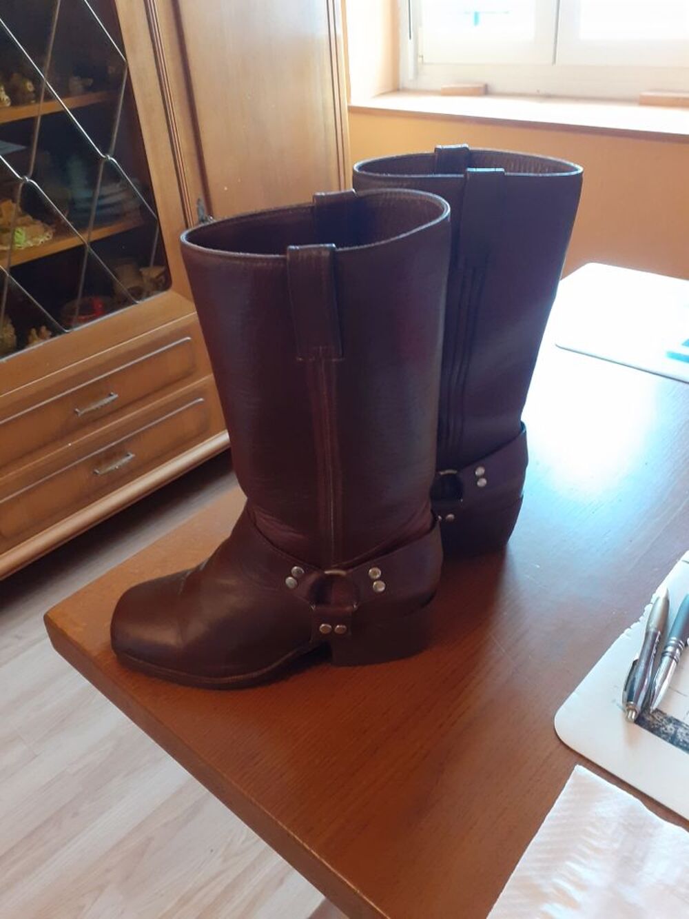 bottes cavalier cuir Chaussures