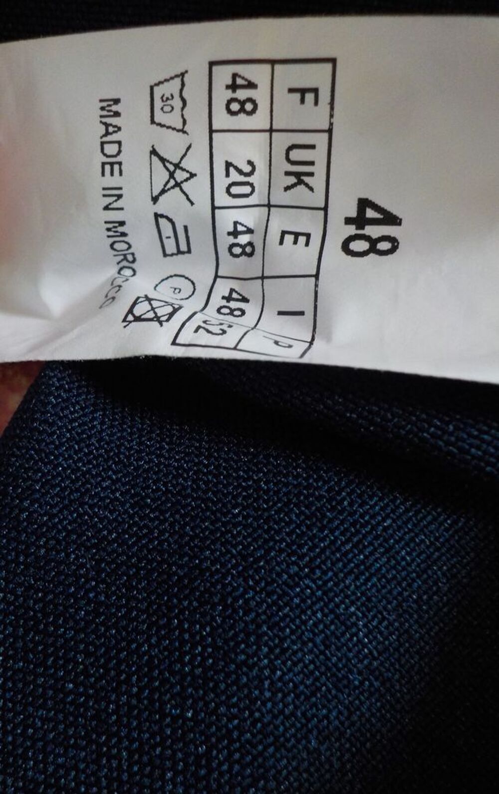 VESTE BLAZER FEMME TAILLE 48 BLEU MARINE Vêtements