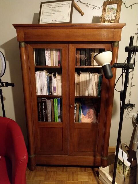 Vitrine Empire origine antiquaire, trs bon tat. 450 Rieux (56)