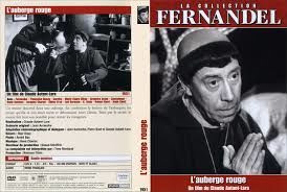 DVD L'AUBERGE ROUGE - FERNANDEL DVD et blu-ray