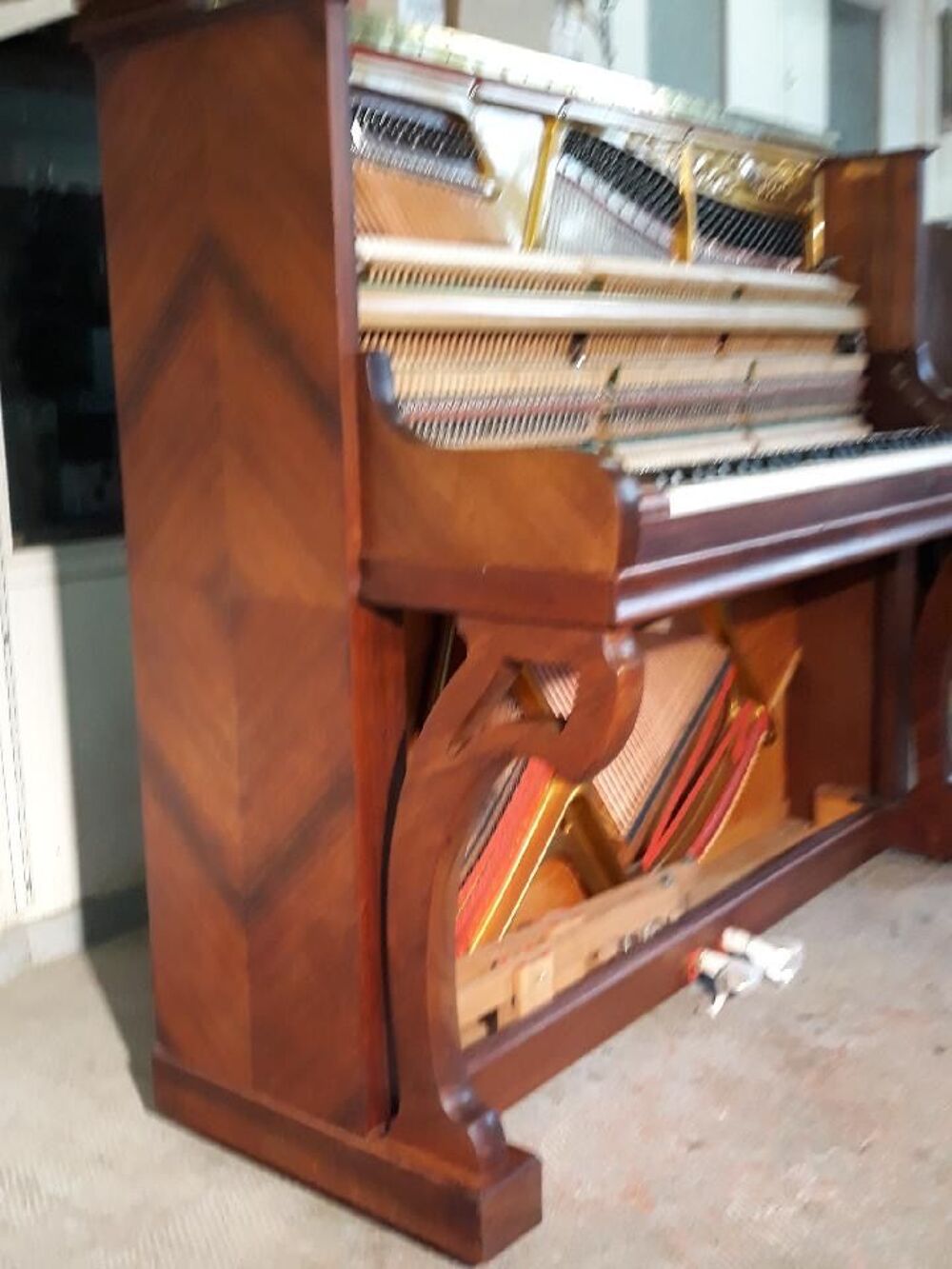PIANO DROIT GAVEAU 126 Instruments de musique