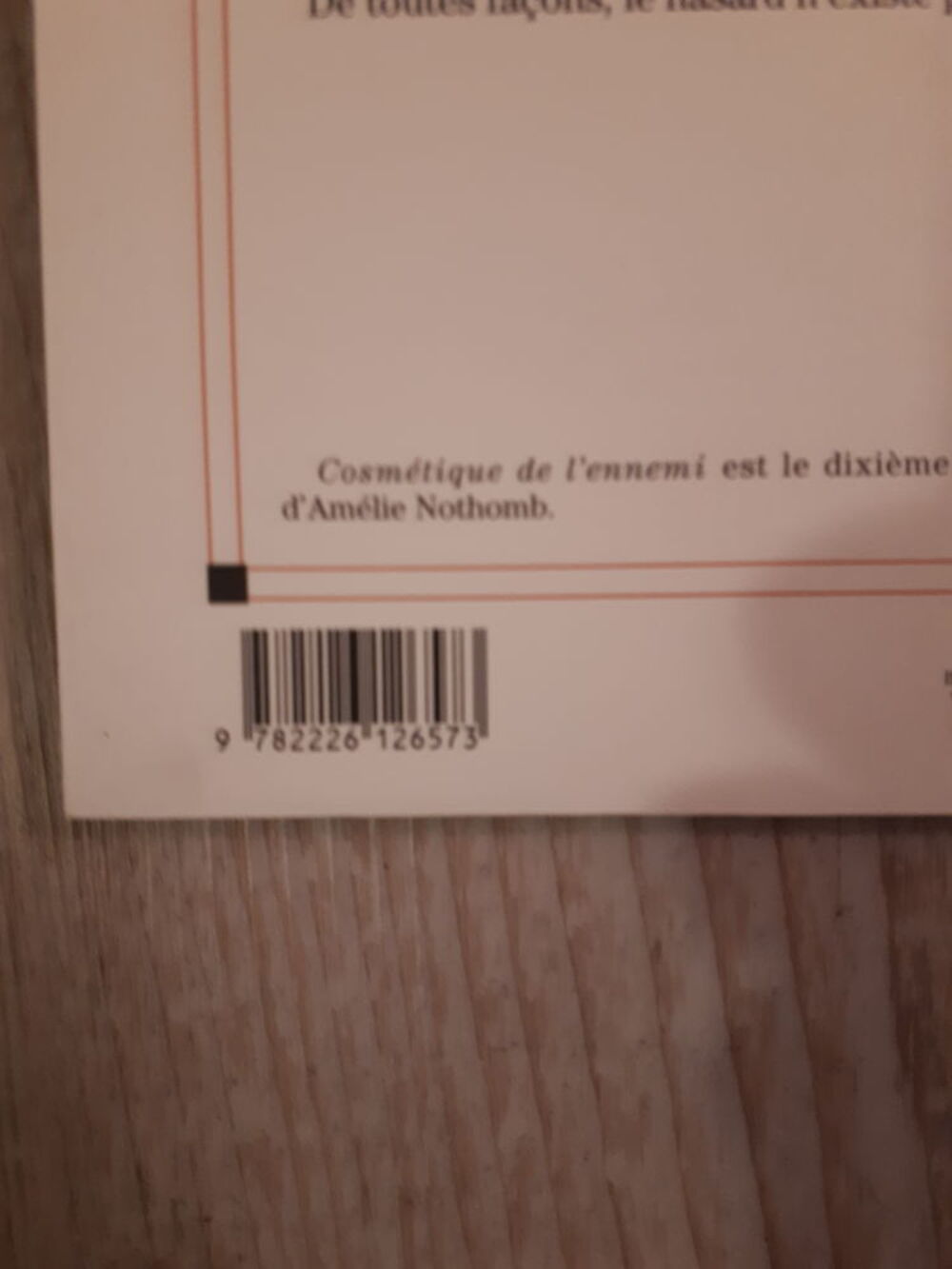Cosm&eacute;tique de l'ennemi Livres et BD