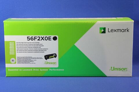 56F2X0E LEXMARK CARTOUCHE TONER LASER NEUF 20 000 pages. ORI 170 Villiers-le-Bel (95)