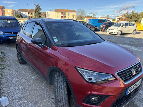 Seat Arona 1.0 EcoTSI 115 ch Start/Stop DSG7 FR 2020 occasion Draguignan 83300